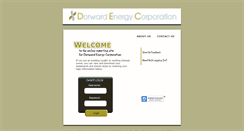 Desktop Screenshot of dorwardenergy.onlinerpts.com